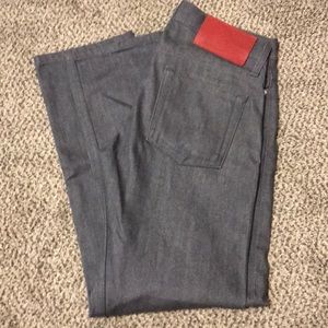 Naked & Famous denim jeans 32 x 30 grey